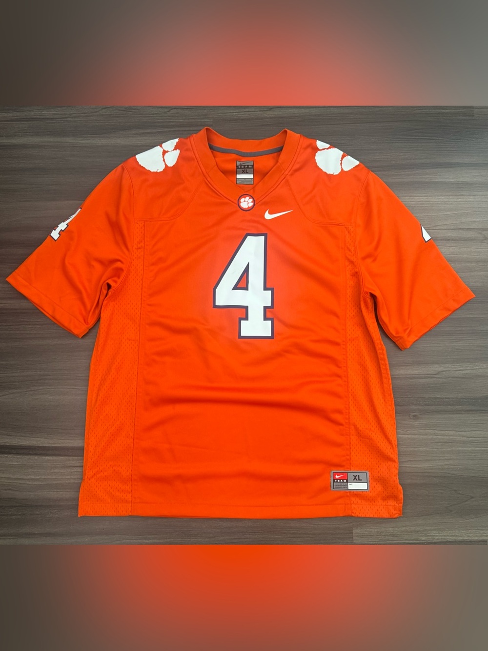 Nike Clemson Tigers Deshaun Watson #4 NCAA Home Football Jersey Men’s XL
